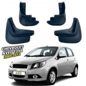 Бризковики для Chevrolet Aveo T250 2005-2011 хетчбек   Бризковики для Chevrolet Aveo T250 2005-2011 хетчбек